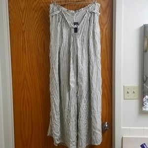 NWT American Eagle wide leg striped pants size XL